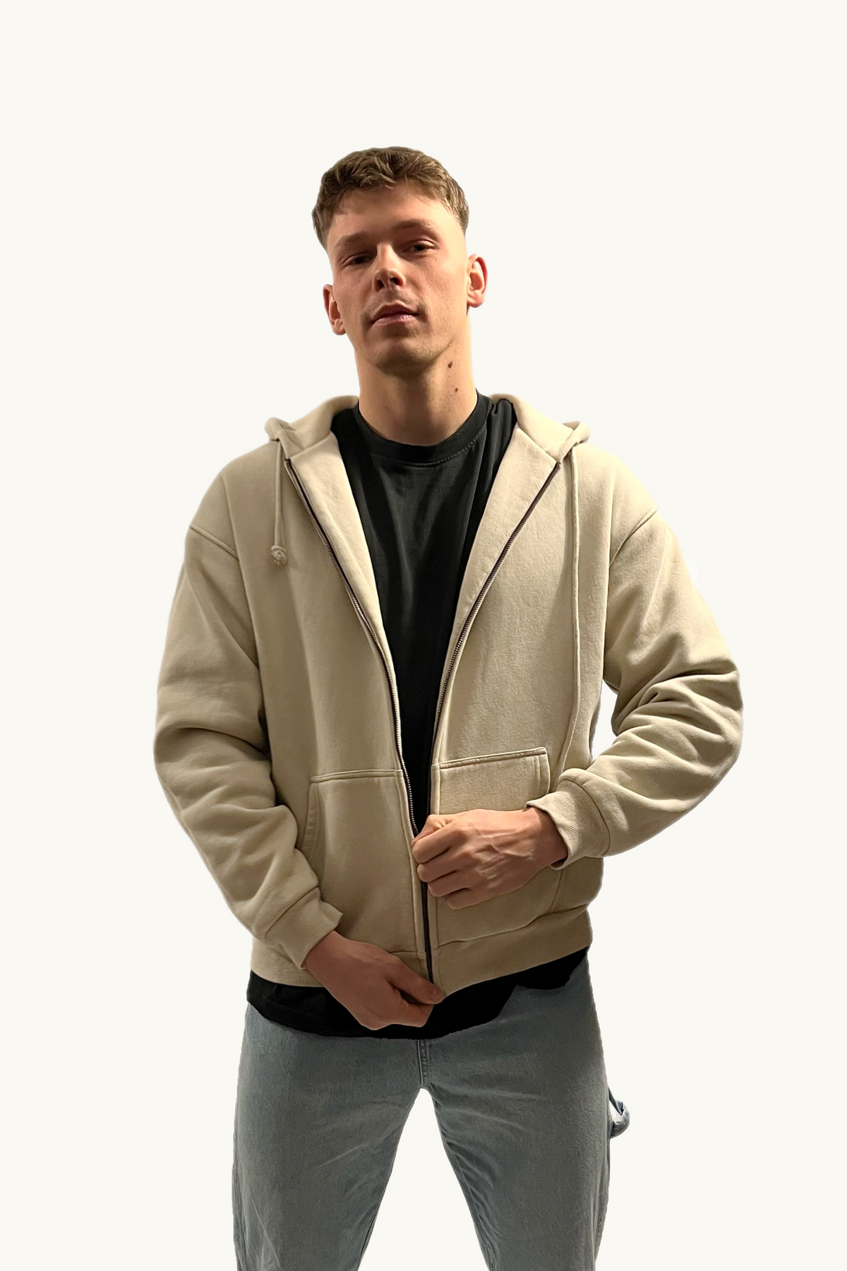 crew zip hoodie