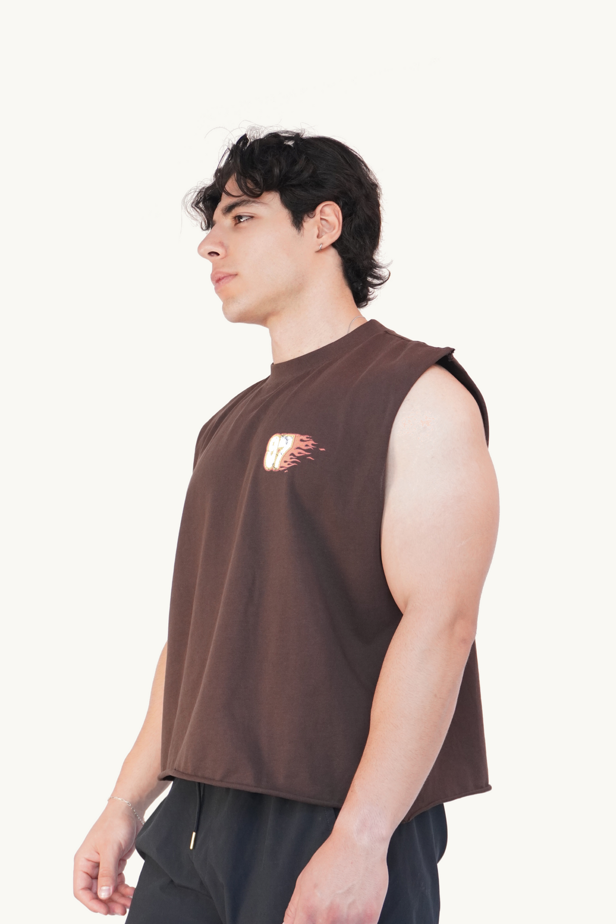biker skull tank