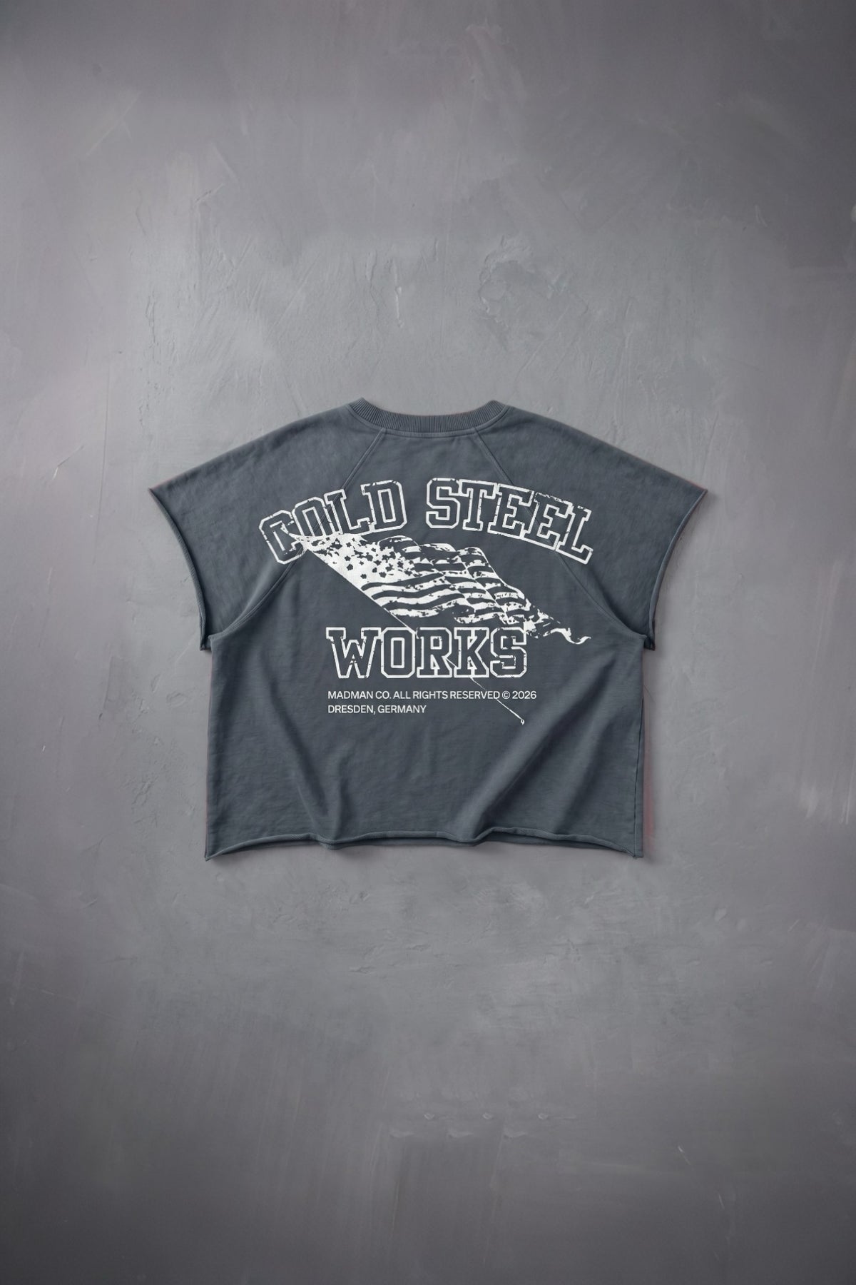 (cold steel sleeveless gray)